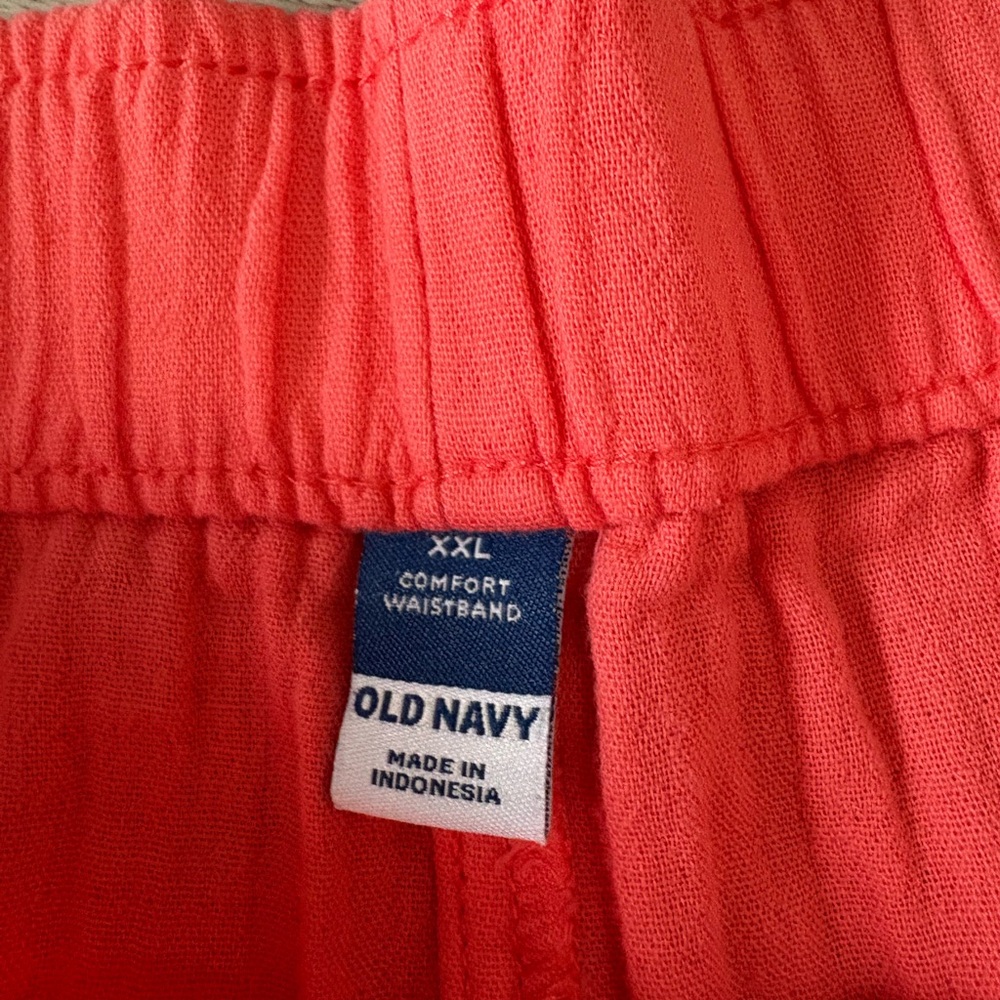Old Navy Bright Coral Shorts - Picture 2 of 2
